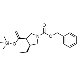 Benzyl (3S,4R)-3-ethyl-4-(1-((trimethylsilyl)oxy)vinyl)pyrrolidine-1-carboxylate Upatini impurity|CS-1349811