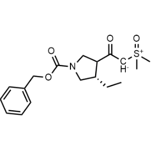 Benzyl (4S)-3-(2-(dimethyl(oxo)-l6-sulfanylidene)acetyl)-4-ethylpyrrolidine-1-carboxylate Upatini impurity|CS-1349826