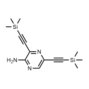 3,5-Bis((trimethylsilyl)ethynyl)pyrazin-2-amine Upatini impurity|CS-1349846
