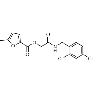 2-((2,4-Dichlorobenzyl)amino)-2-oxoethyl 5-methylfuran-2-carboxylate|CS-1350253