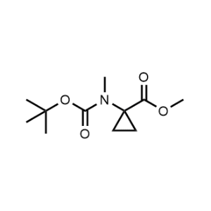 Methyl 1-((tert-butoxycarbonyl)(methyl)amino)cyclopropane-1-carboxylate|CS-1350315