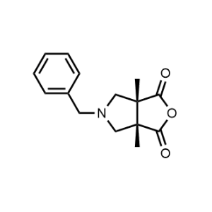rel-(3aR,6aS)-5-Benzyl-3a,6a-dimethyltetrahydro-1H-furo[3,4-c]pyrrole-1,3(3aH)-dione|CS-1350375