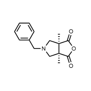 (3aR,6aS)-5-Benzyl-3a,6a-dimethyltetrahydro-1H-furo[3,4-c]pyrrole-1,3(3aH)-dione|CS-1350376