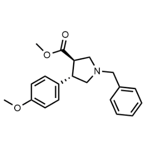 rel-Methyl (3R,4S)-1-benzyl-4-(4-methoxyphenyl)pyrrolidine-3-carboxylate|CS-1350378