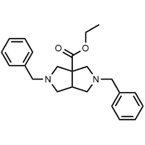 Ethyl 2,5-dibenzylhexahydropyrrolo[3,4-c]pyrrole-3a(1H)-carboxylate|CS-1350383