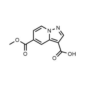 5-(Methoxycarbonyl)pyrazolo[1,5-a]pyridine-3-carboxylic acid|CS-1350407