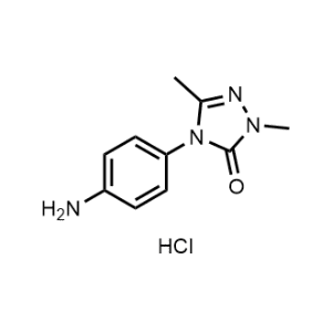 4-(4-Aminophenyl)-2,5-dimethyl-2,4-dihydro-3H-1,2,4-triazol-3-one hydrochloride|CS-1350710