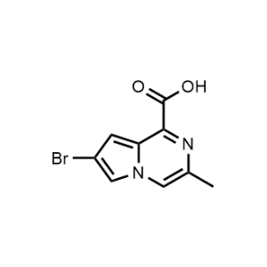 7-Bromo-3-methylpyrrolo[1,2-a]pyrazine-1-carboxylic acid|CS-1350720