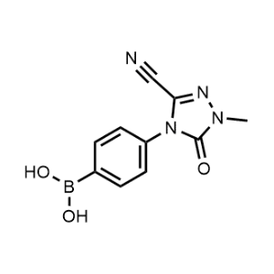 (4-(3-Cyano-1-methyl-5-oxo-1,5-dihydro-4H-1,2,4-triazol-4-yl)phenyl)boronic acid|CS-1350723