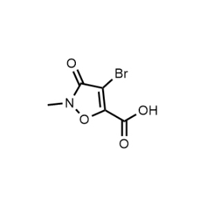 4-Bromo-2-methyl-3-oxo-2,3-dihydroisoxazole-5-carboxylic acid|CS-1350726