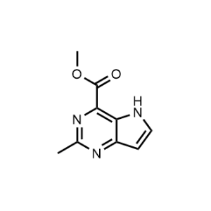 Methyl 2-methyl-5H-pyrrolo[3,2-d]pyrimidine-4-carboxylate|CS-1350748