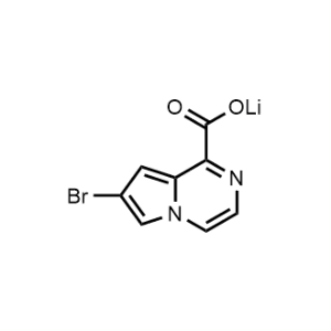 lithium 7-Bromopyrrolo[1,2-a]pyrazine-1-carboxylate|CS-1350749