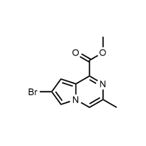 Methyl 7-bromo-3-methylpyrrolo[1,2-a]pyrazine-1-carboxylate|CS-1350750