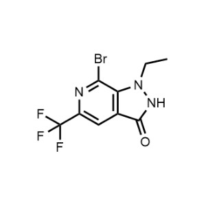 7-Bromo-1-ethyl-5-(trifluoromethyl)-1,2-dihydro-3H-pyrazolo[3,4-c]pyridin-3-one|CS-1350877
