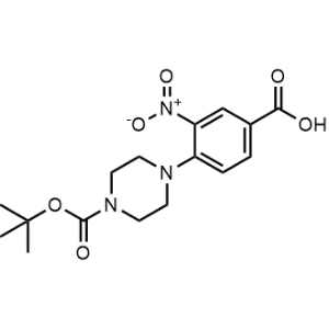 4-(4-(tert-butoxycarbonyl)piperazin-1-yl)-3-nitrobenzoic acid|CS-1350909