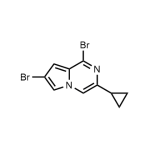 1,7-Dibromo-3-cyclopropylpyrrolo[1,2-a]pyrazine|CS-1350933