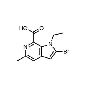 2-Bromo-1-ethyl-5-methyl-1H-pyrrolo[2,3-c]pyridine-7-carboxylic acid|CS-1350977