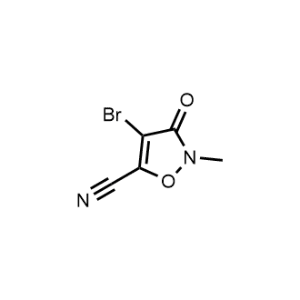 4-Bromo-2-methyl-3-oxo-2,3-dihydroisoxazole-5-carbonitrile|CS-1350986