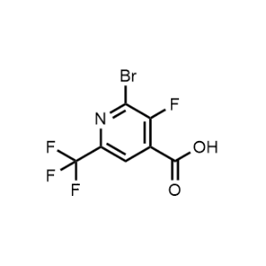 2-Bromo-3-fluoro-6-(trifluoromethyl)isonicotinic acid|CS-1351003