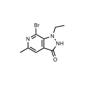 7-Bromo-1-ethyl-5-methyl-1,2-dihydro-3H-pyrazolo[3,4-c]pyridin-3-one|CS-1351007