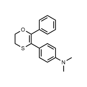 N,N-Dimethyl-4-(2-phenyl-5,6-dihydro-1,4-oxathiin-3-yl)aniline|CS-1351086