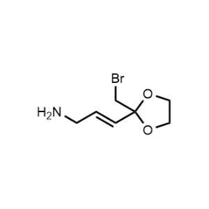 3-(2-(Bromomethyl)-1,3-dioxolan-2-yl)prop-2-en-1-amine|CS-1351162