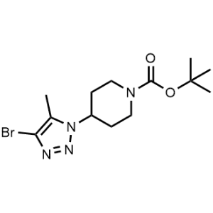 tert-Butyl 4-(4-bromo-5-methyl-1H-1,2,3-triazol-1-yl)piperidine-1-carboxylate|CS-1351176