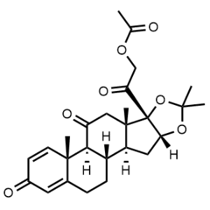 2-Oxo-2-((6aR,6bS,8aS,8bS,11aR,12aS,12bS)-6a,8a,10,10-tetramethyl-4,7-dioxo-1,2,4,6a,6b,7,8,8a,11a,12,12a,12b-dodecahydro-8bH-naphtho[2',1':4,5]indeno[1,2-d][1,3]dioxol-8b-yl)ethyl acetate Desonide impurities|CS-1351257
