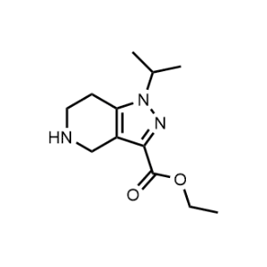 Ethyl 1-isopropyl-4,5,6,7-tetrahydro-1H-pyrazolo[4,3-c]pyridine-3-carboxylate|CS-1351264