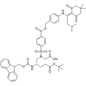 (S)-N-(2-((((9H-Fluoren-9-yl)methoxy)carbonyl)amino)-5-(tert-butoxy)-5-oxopentyl)-N-((4-(((4-((1-(4,4-dimethyl-2,6-dioxocyclohexylidene)-3-methylbutyl)amino)benzyl)oxy)carbonyl)phenyl)sulfonyl)glycine|CS-1351270