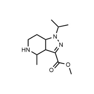 Methyl 1-isopropyl-4-methyl-3a,4,5,6,7,7a-hexahydro-1H-pyrazolo[4,3-c]pyridine-3-carboxylate|CS-1351275