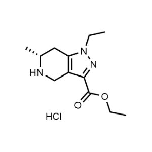 Ethyl (R)-1-ethyl-6-methyl-4,5,6,7-tetrahydro-1H-pyrazolo[4,3-c]pyridine-3-carboxylate hydrochloride|CS-1351277