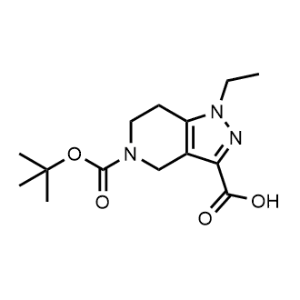 5-(tert-Butoxycarbonyl)-1-ethyl-4,5,6,7-tetrahydro-1H-pyrazolo[4,3-c]pyridine-3-carboxylic acid|CS-1351285
