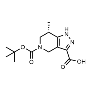 (S)-5-(tert-Butoxycarbonyl)-7-methyl-4,5,6,7-tetrahydro-1H-pyrazolo[4,3-c]pyridine-3-carboxylic acid|CS-1351293