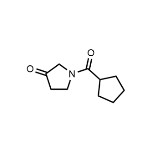 1-(Cyclopentanecarbonyl)pyrrolidin-3-one|CS-1351307