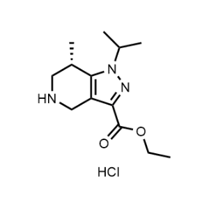 Ethyl (S)-1-isopropyl-7-methyl-4,5,6,7-tetrahydro-1H-pyrazolo[4,3-c]pyridine-3-carboxylate hydrochloride|CS-1351341