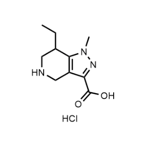7-Ethyl-1-methyl-4,5,6,7-tetrahydro-1H-pyrazolo[4,3-c]pyridine-3-carboxylic acid hydrochloride|CS-1351346