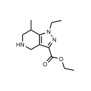 Ethyl 1-ethyl-7-methyl-4,5,6,7-tetrahydro-1H-pyrazolo[4,3-c]pyridine-3-carboxylate|CS-1351348