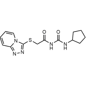 2-([1,2,4]Triazolo[4,3-a]pyridin-3-ylthio)-N-(cyclopentylcarbamoyl)acetamide|CS-1351363