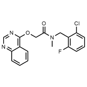 N-(2-Chloro-6-fluorobenzyl)-N-methyl-2-(quinazolin-4-yloxy)acetamide|CS-1351420