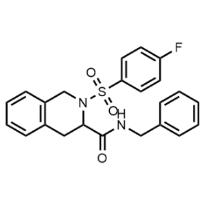 N-Benzyl-2-((4-fluorophenyl)sulfonyl)-1,2,3,4-tetrahydroisoquinoline-3-carboxamide|CS-1351438