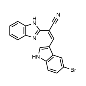 2-(1H-Benzo[d]imidazol-2-yl)-3-(5-bromo-1H-indol-3-yl)acrylonitrile|CS-1351439