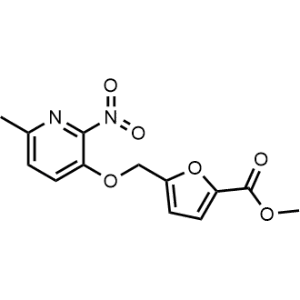 Methyl 5-(((6-methyl-2-nitropyridin-3-yl)oxy)methyl)furan-2-carboxylate|CS-1351444