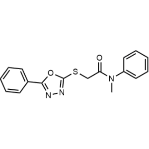 N-Methyl-N-phenyl-2-((5-phenyl-1,3,4-oxadiazol-2-yl)thio)acetamide|CS-1351460