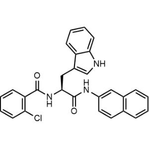 (S)-N-(3-(1H-Indol-3-yl)-1-(naphthalen-2-ylamino)-1-oxopropan-2-yl)-2-chlorobenzamide|CS-1351466