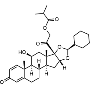 2-((6aR,6bS,7S,8aS,8bS,10S,11aR,12aS,12bS)-10-Cyclohexyl-7-hydroxy-6a,8a-dimethyl-4-oxo-1,2,4,6a,6b,7,8,8a,11a,12,12a,12b-dodecahydro-8bH-naphtho[2',1':4,5]indeno[1,2-d][1,3]dioxol-8b-yl)-2-oxoethyl isobutyrate Ring Sonnet impurity|CS-1351494