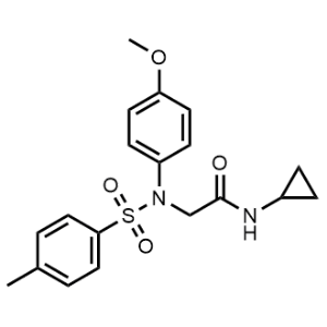 N-Cyclopropyl-2-((N-(4-methoxyphenyl)-4-methylphenyl)sulfonamido)acetamide|CS-1351526
