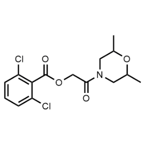 2-(2,6-Dimethylmorpholino)-2-oxoethyl 2,6-dichlorobenzoate|CS-1351564