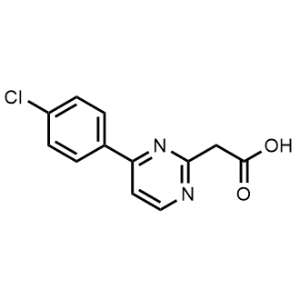 2-(4-(4-Chlorophenyl)pyrimidin-2-yl)acetic acid|CS-1351595