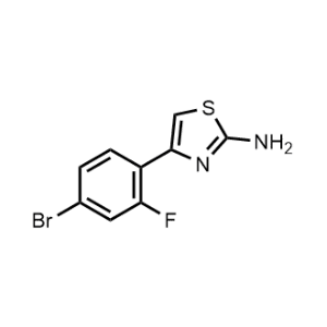 4-(4-Bromo-2-fluorophenyl)thiazol-2-amine|CS-1351596